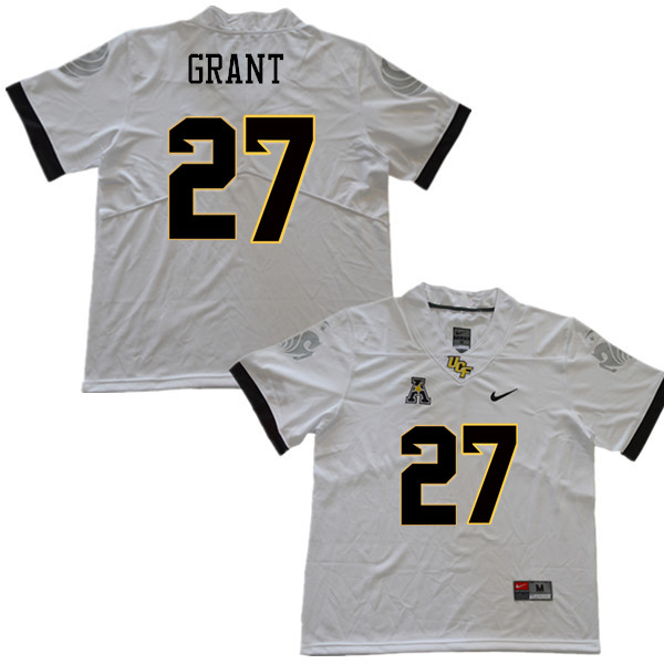 Men #27 Richie Grant UCF Knights College Football Jerseys Sale-White